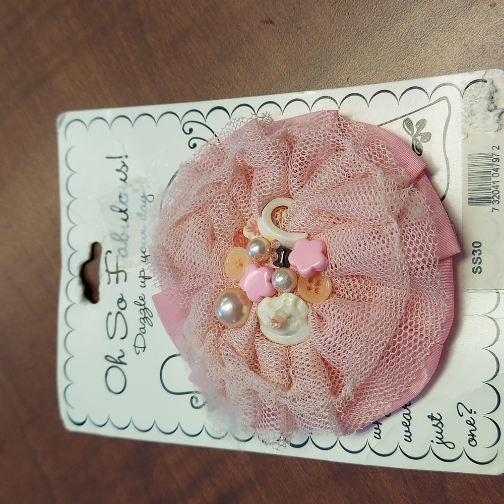 ❤️ Oh So Fabulous Girl's Pink Brooch